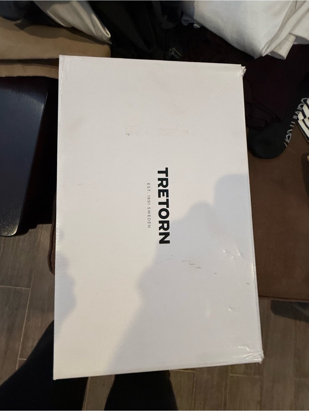 Tretorn White and Black Men’s Boots Box